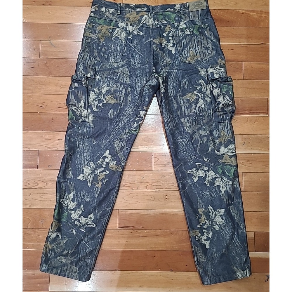 Men's Cabela's Green & Brown Camouflage Pants Size 42R RN# 56835